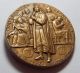 Vintage 1970 Medallic Arts High Relief Bronze Medal - Anton Van Leeuwenhoek Exonumia photo 1