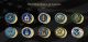 2017 1 Oz Ounce Silver American Eagle.  999 24k Gold Colorized Cia Coin Silver photo 3