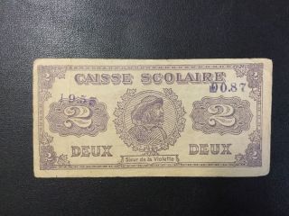 1950 ' S Canada Paper Money - 2 Dollars 