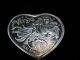 Virgo Zodiac Heart Shaped 1 Troy Ounce Silver.  999 Fine Engravable Gift Au Cond. Silver photo 2