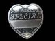 Virgo Zodiac Heart Shaped 1 Troy Ounce Silver.  999 Fine Engravable Gift Au Cond. Silver photo 3