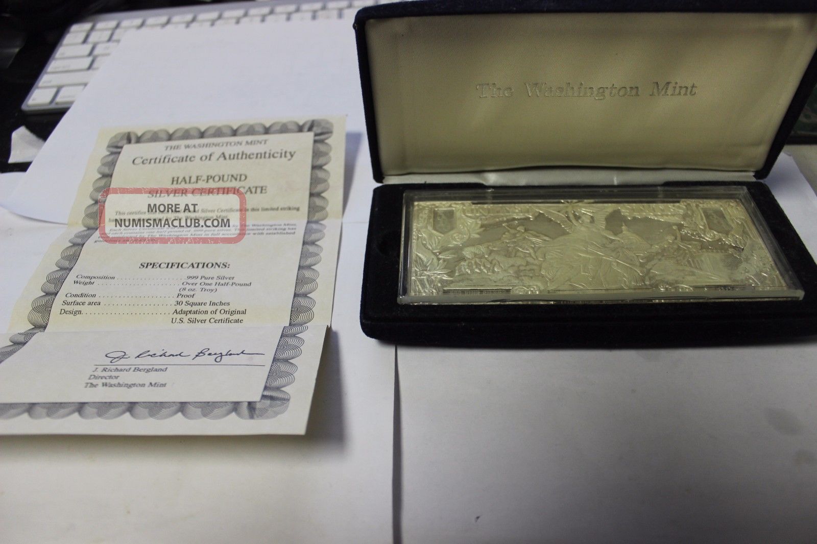 1996-8-troy-ounces-half-pound-999-fine-silver-bar-silver