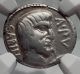Roman Republic 89bc Tarpeia Betrays Rome Sabine King Silver Coin Ngc Vf I60081 Coins: Ancient photo 1