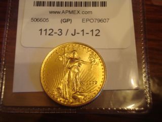1/4 Oz $10 Gold American Eagle Coin Uncirculated 1999 3 Days Only photo