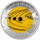 Palau 2017 2$ Solar System Saturn 6.  7g Niobium,  8.  3g Silver Proof Silver Coin Australia & Oceania photo 1