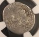 Titus As Augustus Triumphal Quadriga 3.  23g Ngc Ch F Roman Silver Denarius 79ad Coins: Ancient photo 6