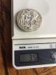 Ancient Greece Syracuse Silver & Copper Coin 200 Bc Horse & Carriage Dekadrachm Coins: Ancient photo 3