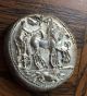 Ancient Greece Syracuse Silver & Copper Coin 200 Bc Horse & Carriage Dekadrachm Coins: Ancient photo 8