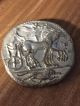 Ancient Greece Syracuse Silver & Copper Coin 200 Ad Horse & Carriage Dekadrachma Coins: Ancient photo 4