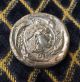 Ancient Greece Syracuse Silver & Copper Coin 225 Bc Horse & Carriage Dekadrachm Coins: Ancient photo 3