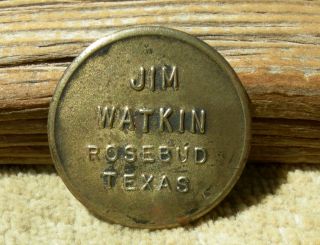 Vintage Rosebud Texas Tx (tiny Falls Co) 