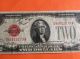1928g $2 Dollar Bill Old Us Note Legal Great Paper Money Currency Red Seal Small Size Notes photo 1