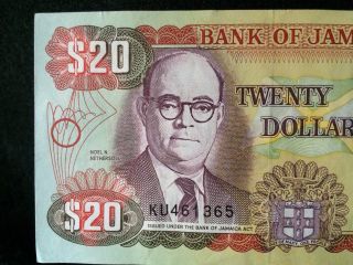 Bank Of Jamaica $20 Dollar Note 1.  2.  95 photo