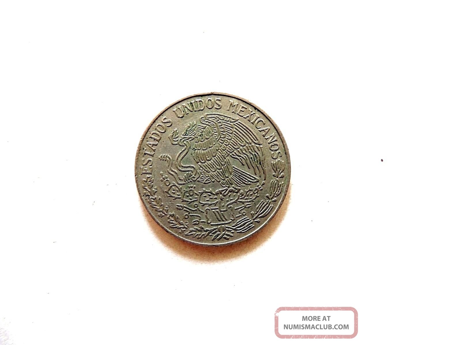 1975 Mexican Un 1 Peso Coin