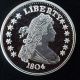 Liberty 1804 Bust Dollar Design 