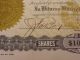 Antique 1918 Stock Certificate Prairie Hill Oil Co Wichita Falls Texas Ok 22997 Stocks & Bonds, Scripophily photo 3