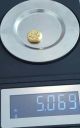 5 Gram.  999 Fine 24k Gold Round - Hand Poured - Hand Stamped - Grimm Metals Gold photo 5