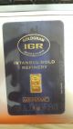 1 Gram Gold Bar Certificate Istanbul Gold Refinery. Gold photo 1