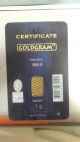 1 Gram Gold Bar Certificate Istanbul Gold Refinery. Gold photo 2