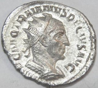Roman Empire Trajan Dacius Antoninianus 249 - 251 Ad photo