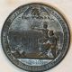 1893 Columbian Exposition Medal Christopher Columbus White Metal /zink Exonumia photo 3