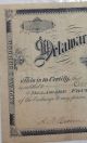 Delaware Fruit Exchange 1880s Stock Certificate Antique Rare Vintage Agriculture Stocks & Bonds, Scripophily photo 1