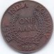 1835 Shree Duttaguru East India Company One Anna Big Rare Copper Coin N4 India photo 1
