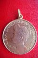 Old Queen Alexandrine Of Denmark Lykke Happiness Bronze Royal Royalty Medal Exonumia photo 7