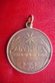 Old Queen Alexandrine Of Denmark Lykke Happiness Bronze Royal Royalty Medal Exonumia photo 8