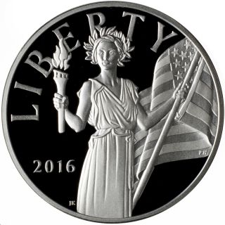 2016 W Silver Medal American Liberty Proof 1 Oz.  Fresh $128.  88 photo
