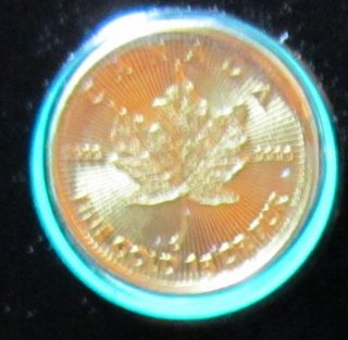 2016 Gold Maple Leaf Gram Coin Maplegram25 9999 Pure Gold In Assay Card photo