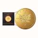 2016 Gold Maple Leaf Gram Coin Maplegram25 9999 Pure Gold In Assay Card Gold photo 4