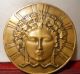 1932 France Art Deco Bronze Medal By Dammann Exonumia photo 1