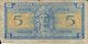 Mpc 1954 - 1958 Military Payment Certificate (mpc) 5 Cents Series 521 Paper Money: US photo 1