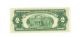 Us Series 1953 B Red Seal $2 (two Dollar Bill) (2) Small Size Notes photo 5