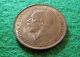 1936 Great Britain Penny - Red Bright Uncirculated - Geo V - U S Penny photo 1