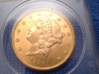1900 Double Eagle Liberty Head $20 Gold photo