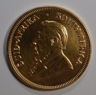 South Africa 1981 Krugerrand 1 Oz.  917 Fine Gold Bullion Coin photo