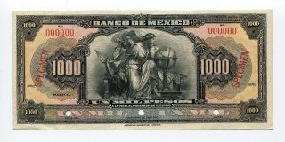 Mexico Specimen 1,  000 Pesos 1931 - 34,  99c photo
