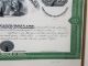 1864 United States Civil War $10,  000 Bond Specimen In Frame Paper Money: US photo 5