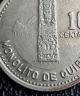 Guatemala 1981 10 Centavos Nickel Coin.  Moneda De Niquel Guatemala photo 1