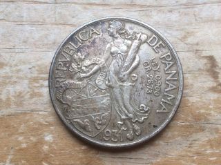 1931 Panama Balboa Coin @@ A Sharp Coin Must See@@ photo