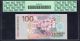 Suriname 100 Gulden 2000 Gem Unc Pcgs 65ppq P149 Paper Money: World photo 1