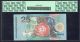Suriname 25 Gulden 2000 Gem Unc Pcgs 65ppq P148 Paper Money: World photo 1