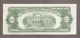 1953 A - $2 Gem Cu Red Seal Miscut Note Paper Money: US photo 1