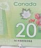 2012 Canada Polymer Series Twenty Dollar Two Digit Radar Banknote Rare $20 Canada photo 2