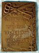 Us Bronze Medal Plaque 1902 Leslie Shaw Secretary Of Treasury Barber Exonumia photo 2