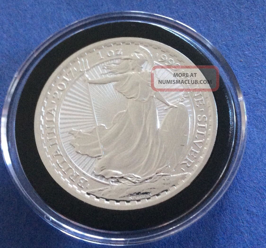 2017 Great Britain 2 Pound 1 Troy Oz. 999 Silver Britannia, Royal British