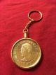 Adolf Hitler 1933 Gold Coin And Bezel Germany photo 1