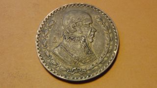 Mexico Peso,  1957 Silver Coin photo